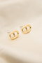 Heliophilia Silver Pendientes de Metal Multicolor Stud